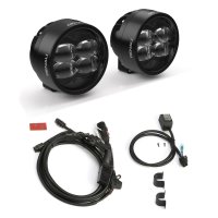 (imagen para) Kit Luces Auxiliares - DENALI Luces D3 "Fog" Anti-niebla + cableado "Premium"