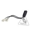 (image for) Adapter BMW Horn connector to twin FASTON/blade terminals