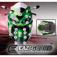 (image for) Eazi-Guard Stone Chip Protection Kit - Kawasaki ZZR1400 2012-2019