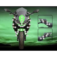 (imagen para) Kit Protección Antirroce "Eazi-Guard" - Kawasaki Ninja 650 2020 en adelante