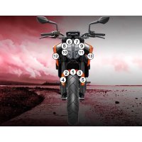 (image for) Eazi-Guard Stone Chip Protection Kit - KTM 790 Duke 2018-2024