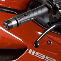 (image for) Bar-End Sliders, Black - Ducati various, Benelli Tornado Novecento Tre, Vortex bars