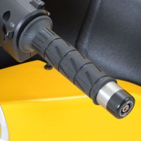 (image for) Bar-End Sliders, Black - Aprilia RS125 2006 onwards