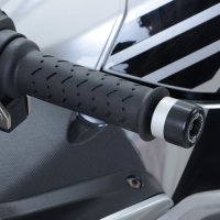 (image for) Bar-End Sliders, Black - Ducati V2 Panigale, Aprilia RSV4 RR/RF/1100 Factory / Tuareg 660, Honda CRF1000L Africa Twin Adventure Sports, Benelli TNT 125