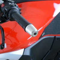 (imagen para) Topes Manillar, Acero Inoxidable - Ducati Streetfighter V4(S) 2020-2024, Streetfighter V2 2022-2024, Multistrada V4(S) 2021+