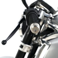 (image for) Bar-End Sliders, Stainless Steel - Honda CB1000 Hornet (SP), NC700X/S/D Integra, NC750X/S/D Integra, CB1000R(+), NT700V Deauville, NT1100