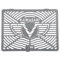 (image for) Branded Radiator Guards, Stainless Steel - Kawasaki Vulcan S 650 2015 onwards