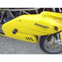 (image for) Crash Protectors, Black - Ducati 750SS/900SS (1999-2000)