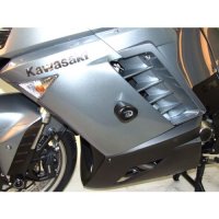 (imagen para) Topes Anticaídas Aero, Negro - Kawasaki GTR 1400 (Concours) 2007-2009