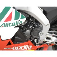 (image for) Crash Protectors Aero, Black - Aprilia RS4 125 2011-2020
