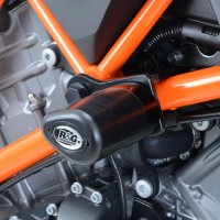 (image for) Crash Protectors Aero (black, offset) - KTM 1290 Super Duke 2014 onwards