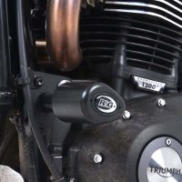 (image for) Aero Crash Protectors, Black - Triumph Scrambler 1200 XC / XE 2019-2020