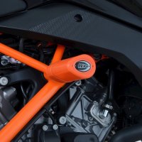 (imagen para) Topes Anticaídas Aero Naranja sin cortar - KTM RC125/200/390 2014-2021