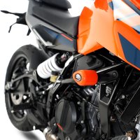 (image for) Aero Crash Protectors, Orange - KTM 125/250/390 Duke 2024 onwards