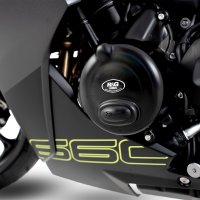 (imagen para) Tapa Protectora del Generador "Race" (IZQ) - Triumph Tiger 660 Sport 2022 en adelante / Trident 660 2021 en adelante / Daytona 660 2024 en adelante