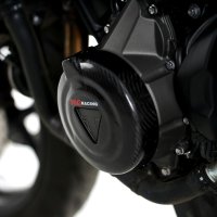 (image for) Carbon Engine Case Slider LHS - Triumph Tiger 660 Sport 2022 onwards / Trident 660 2021 onwards