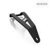 (image for) Exhaust Hanger & rear footrest blanking plate - QJMotor SRK 800(RR) 2025+