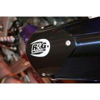 (image for) Exhaust Protector - Tri Oval Lower Joint cover, Left Hand Side (Black)