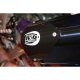 (image for) Exhaust Protector - Tri Oval Lower Joint cover, Left Hand Side (Black)
