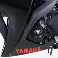 (imagen para) Tapas Protectores del Motor "Race" (2) - Yamaha YZF-R25 2014+, YZF-R3 2015-2024, MT-03 2016+, MT-25 2015+