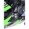 (imagen para) Tapas Protectores del Motor (2) - Kawasaki Z650/Ninja 650 2017 en adelante, Z650RS 2022 en adelante