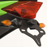 (imagen para) Portamatrícula "Tail Tidy" - Kawasaki Ninja 250/Z250 2013 en adelante, Ninja 300 2012 en adelante, Z300 2015 en adelante