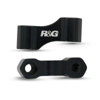 (imagen para) Extensiones de Espejos (2) - M10x1.25 rosca a izquierda y derecha, +45mm desplazamiento lateral, +35mm altura