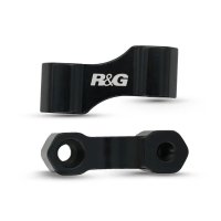 (image for) Mirror Extensions/Wideners (2) - M8x1.25 RH/LH threads, +45mm width, +35mm height