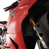 (imagen para) Protector de Radiator PRO Negro - Ducati Panigale V2(S) 2025+