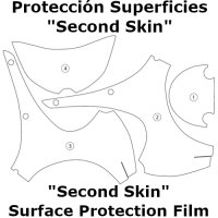 (image for) "Second Skin" Surface Protection Film - Kawasaki Z900RS Café
