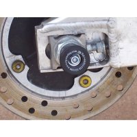 (image for) “Spindle Sliders” axle crash protectors/diablos - Honda CBR900 Fireblade 2000-2001