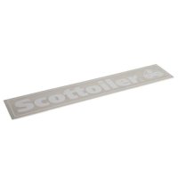 (image for) Scottoiler Sticker - 200mm x 35mm - Clear and White