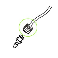 (imagen para) Adaptador Luer de rosca para Traveller Scottoiler