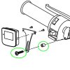 (image for) eSystem - Bolt and spacer for eSystem screen support