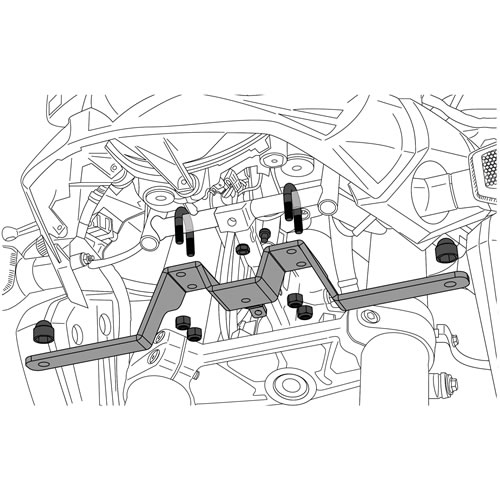 (image for) Light Bracket - Suzuki DL1000 V-Strom 2014-2016