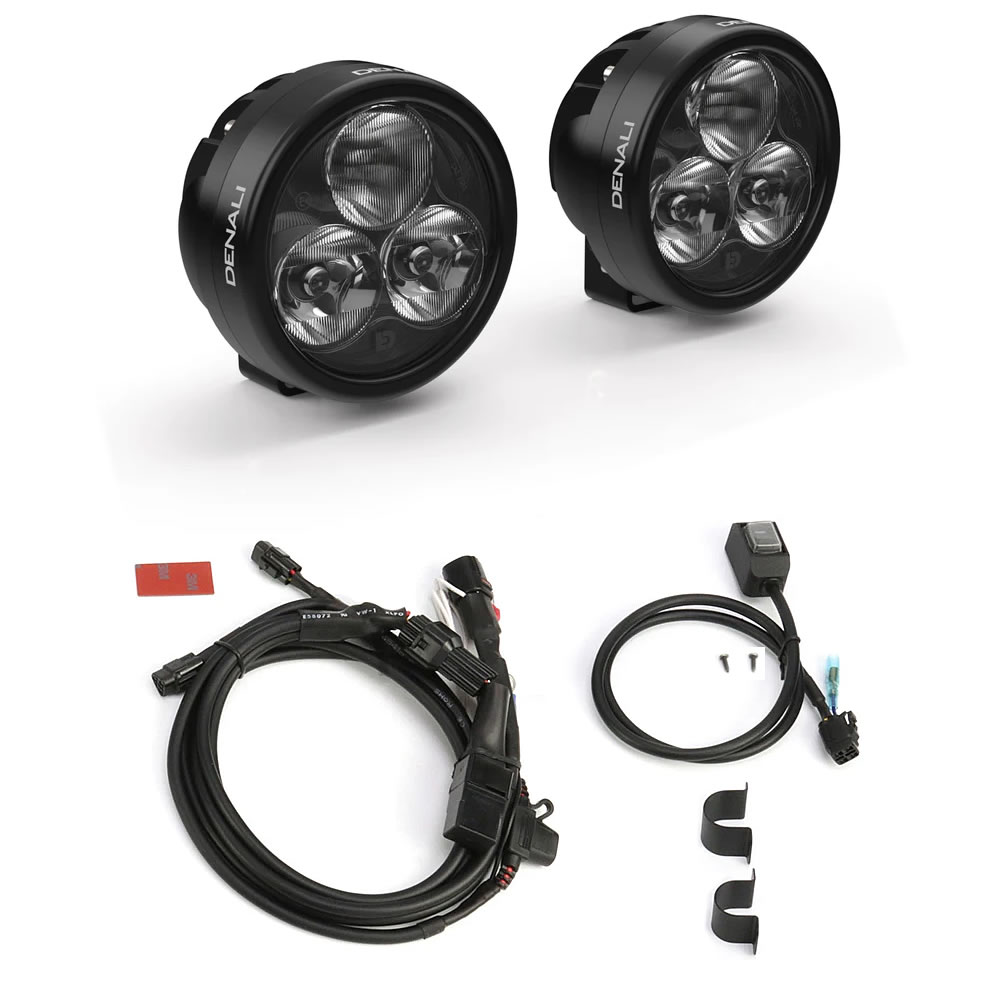 (imagen para) Kit Luces Auxiliares - DENALI Luces D3 "Driving" + cableado "Premium"