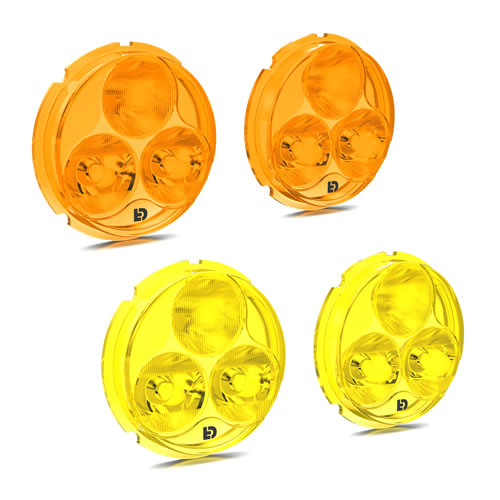 (imagen para) DENALI D3 Luz Driving - lentes (4) Ámbares-Amarillos