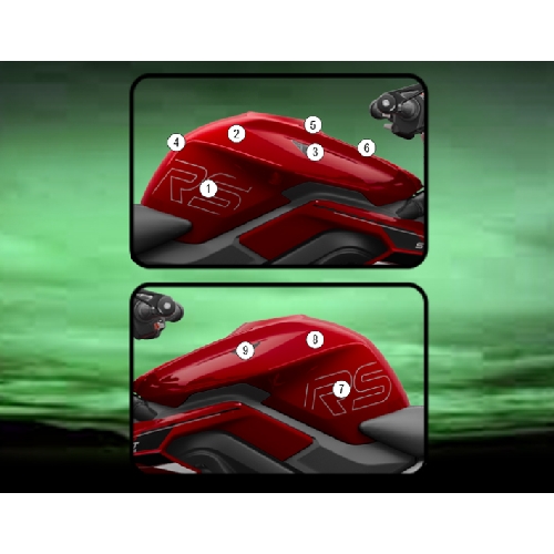 (imagen para) Kit Protección Antirroce Depósito "Eazi-Guard" - Triumph Street Triple 765 2023 en adelante