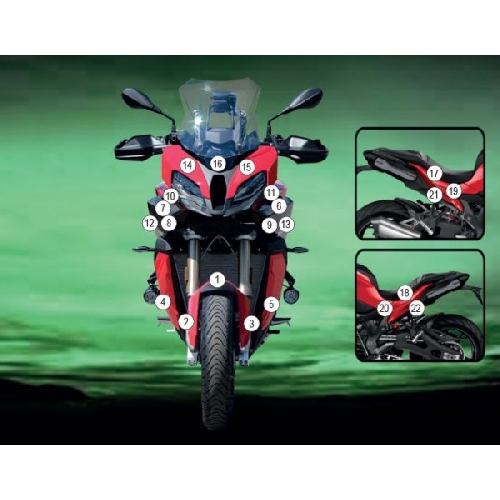 (image for) Eazi-Guard Stone Chip Protection Kit - BMW S1000XR 2020 onwards