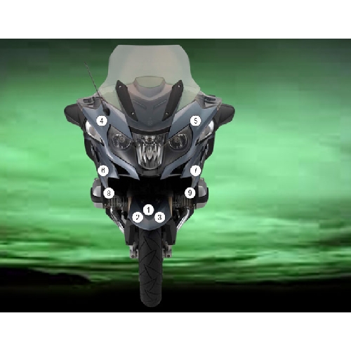 (imagen para) Kit Protección Antirroce "Eazi-Guard" - BMW R1250RT 2019-2020