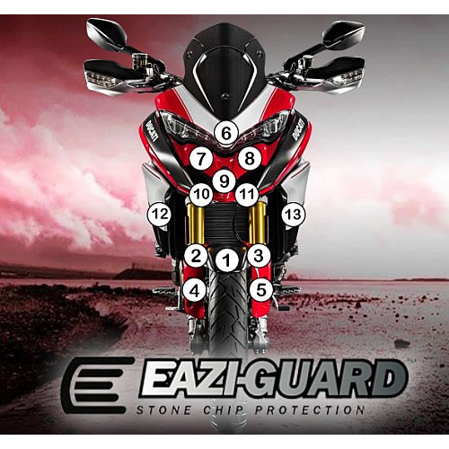 (imagen para) Kit Protección Antirroce "Eazi-Guard" - Ducati Multistrada 2015-2017