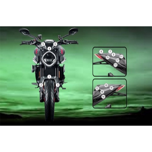 (image for) Eazi-Guard Stone Chip Protection Kit - Ducati Monster 2021-2025