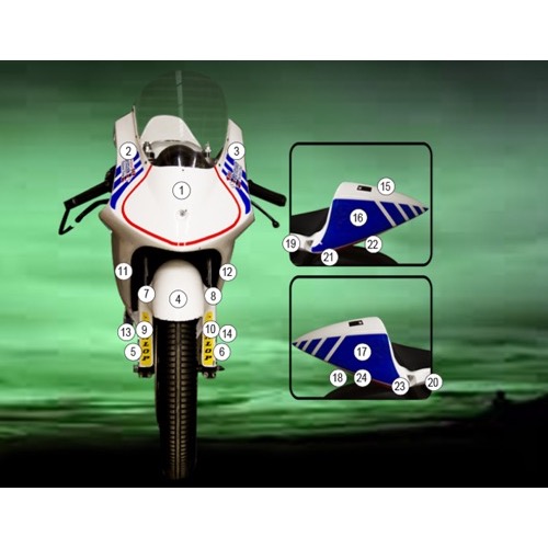 (imagen para) Kit Protección Antirroce "Eazi-Guard" - Honda NSF250R Moto3 2012 en adelante