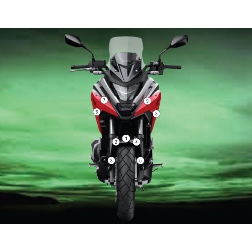 (imagen para) Kit Protección Antirroce "Eazi-Guard" - Honda NC750X 2021-2024