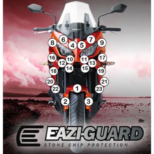 (imagen para) Kit Protección Antirroce "Eazi-Guard" - Kawasaki Versys 1000 2015-2018