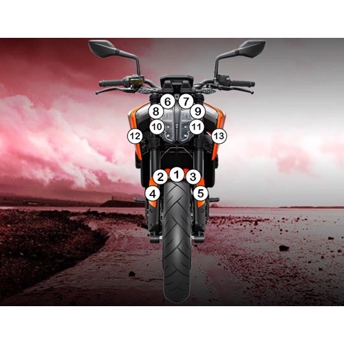 (image for) Eazi-Guard Stone Chip Protection Kit - KTM 790 Duke 2018-2024
