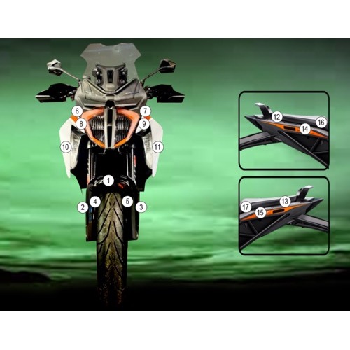 (image for) Eazi-Guard Stone Chip Protection Kit - KTM 1290 Super Duke GT 2021-2024