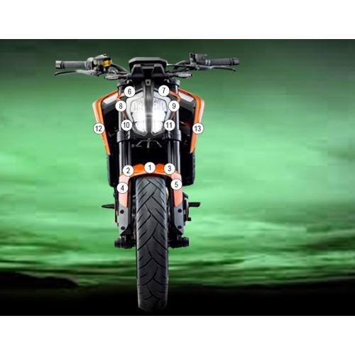 (image for) Eazi-Guard Stone Chip Protection Kit - KTM 890 Duke 2021-2023