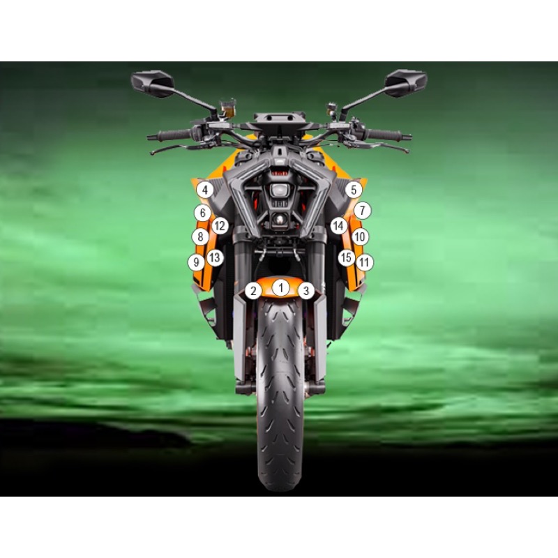 (image for) Eazi-Guard Stone Chip Protection Kit - KTM 1390 Super Duke R 2024 onwards