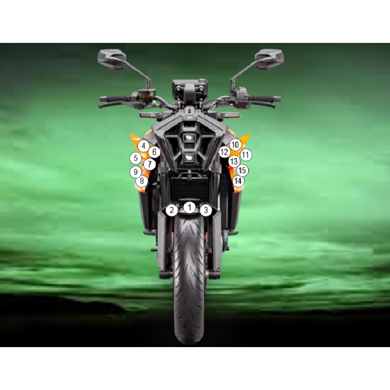 (image for) Eazi-Guard Stone Chip Protection Kit - KTM 990 Duke (R) 2024+